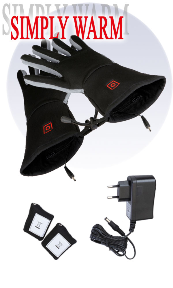 Set Thermo Gloves inklusive zwei Akkus und einem Ladegerät